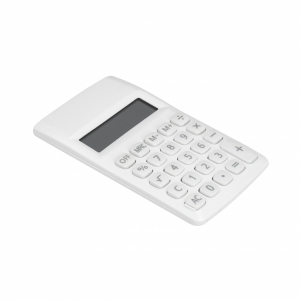 Calculadora de 8 dígitos con botones de cuadro