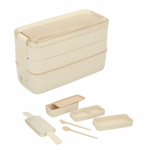 Contenedor para alimento de wheat straw cap 900 ml