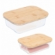 Contenedor de vidrio con tapa cap 640 ml