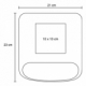 Mousepad ergonómico