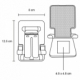 Soporte para celular plegable