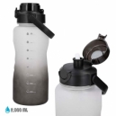 Cilindro de plástico con acabado rubbe cap 2000 ml