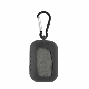 Porta toalla de silicón negro
