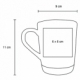 Taza de cerámica cap 420 ml