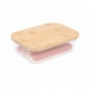 Contenedor de vidrio con tapa cap 640 ml