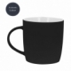Taza de cerámica con acabado rubber cap 350 ml