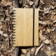 Libreta con pasta de bambú