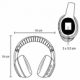 Audífonos plegables bluetooth
