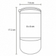 Termo de doble pared con interior de plástico cap 480 ml