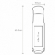 Botella térmica con doble pared cap de 550 ml