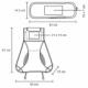 Silla portátil plegable de metal