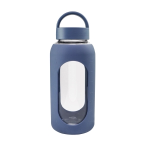 Cilindro de vidrio con manga de silicón cap de 800 ml