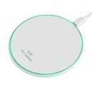 Cargador inalámbrico color blanco