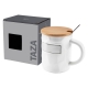 Taza Barbusa con tapa de bambu
