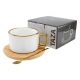 Taza Mabum con base bambu