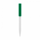 Bolígrafo de plástico con clip de colores