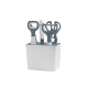 Juego de cocina con base y 5 accesorios