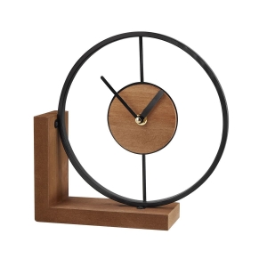 Reloj de mesa con un toque de diseño industrial