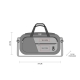 Maleta deportiva con bolsa principal y frontal