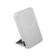 Eficiente power bank de 5000 mAh color blanco