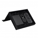 Set de regalo color negro incluye billetera bocina y llavero