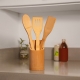 Juego de 3 utensilios de bambú ideal para la cocina