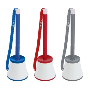 Bolígrafo de plástico con base adhesiva