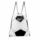 Bolsa mochila deportiva con tirantes y diseño de soccer