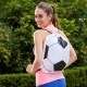 Bolsa mochila deportiva con tirantes y diseño de soccer
