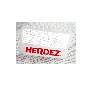 Lupa de plastico con marco blanco