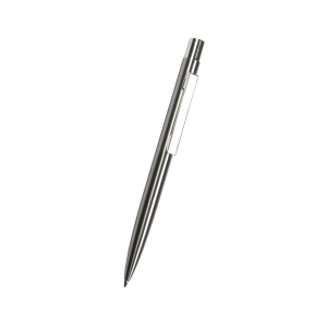 Elegante bolígrafo de acero inoxidable reciclado