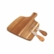 Set de quesos fabricado en madera de acacia, incluye utensilios