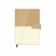 Libreta con diseño Bi tono con tapa de curpiel