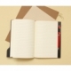 Elegante libreta hecho de poliuretano con cartulina