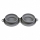 Plato doble compartimento para alimento de mascota cap de 250 ml