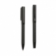 Elegante set ejecutivo de dos bolígrafos metálicos color negro