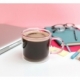 Taza de borosilicato de color traslucido capacidad de 260 ml