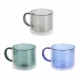 Taza de borosilicato de color traslucido capacidad de 260 ml