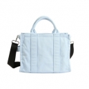 Bolso de mano fabricado en lona de algodón