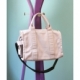 Bolso de mano fabricado en lona de algodón