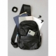 Elegante mochila crossbody resistente al agua y materiales de curpiel