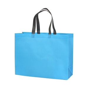 Bolsa fabricada en tela non woven laminado con asas superiores
