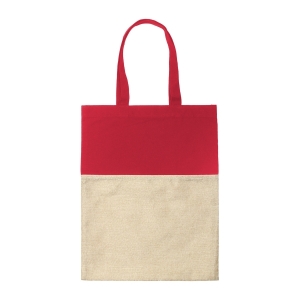 Bolsa fabricada en yute imitación poliéster y algodón