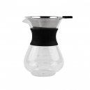 Elegante cafetera de goteo de vidrio incluye filtro
