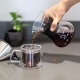 Elegante cafetera de goteo de vidrio incluye filtro