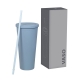 Vasos con doble pared de plástico capacidad de 665 ml