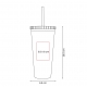 Vasos con doble pared de plástico capacidad de 665 ml