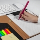 Carpeta con block de notas incluye 40 hojas con línea