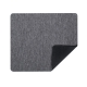Mouse pad de poliéster y rubber color gris