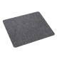 Mouse pad de poliéster y rubber color gris
